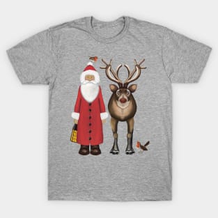 father christmas rudolph T-Shirt